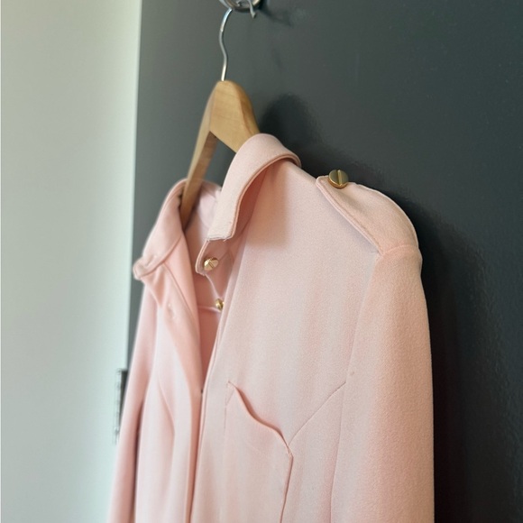 Rinascimento L EUC pink preppy tennis dress with gold buttons - Picture 4 of 15